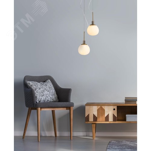 Светильник подвесной Erich E14х1х40W Латунь - фото 5