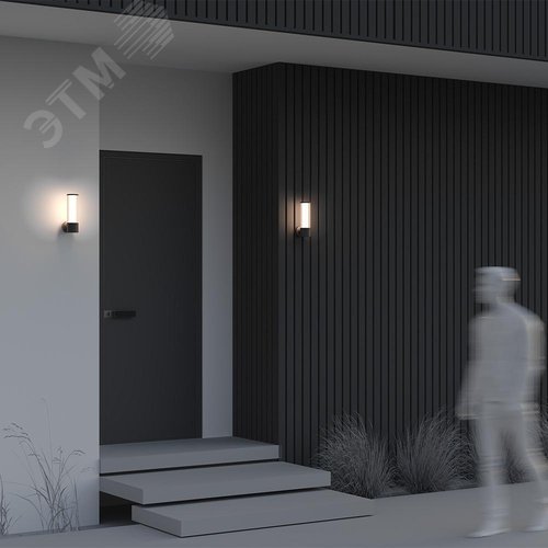 Светильник настенный (бра) Outdoor Lit IP 54 LED 8W 3000 K Коричневый - фото 7