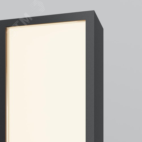 Светильник садово-парковый Outdoor Blitz IP 65 LED 40W 3000 K Графит - фото 4