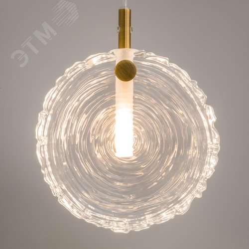 Светильник подвесной Frozen G4х1х5W Латунь - фото 6