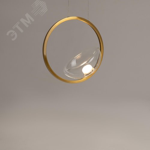 Светильник подвесной Lunare LED 5W Латунь - фото 5