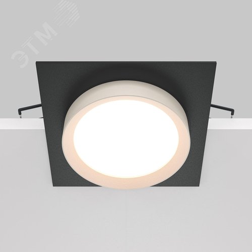Светильник встраиваемый Hoop Черный - фото 2