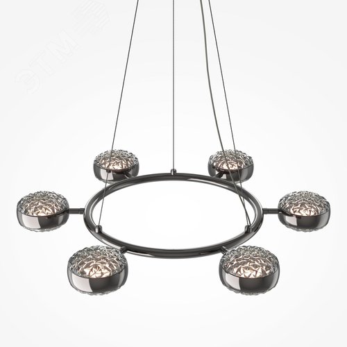 Светильник подвесной Mind LED 60W Черный - фото 4