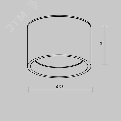 Светильник потолочный Hydra LED 10W Белый - фото 6