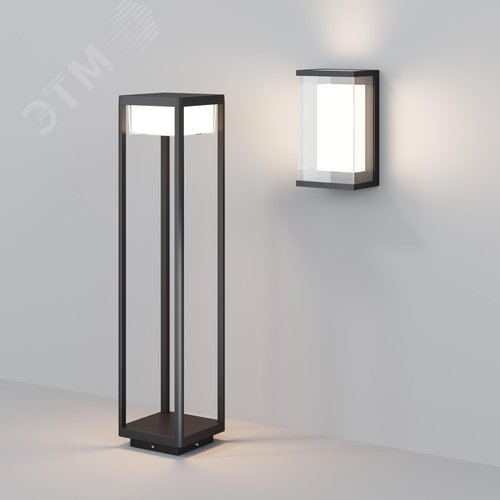 Светильник ландшафтный Outdoor Baker Street IP 65 LED 10W 3000 K Черный - фото 7