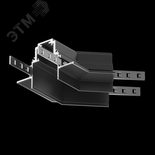 Угол-соединитель 135 град Gravity встраиваемый черный - фото 6