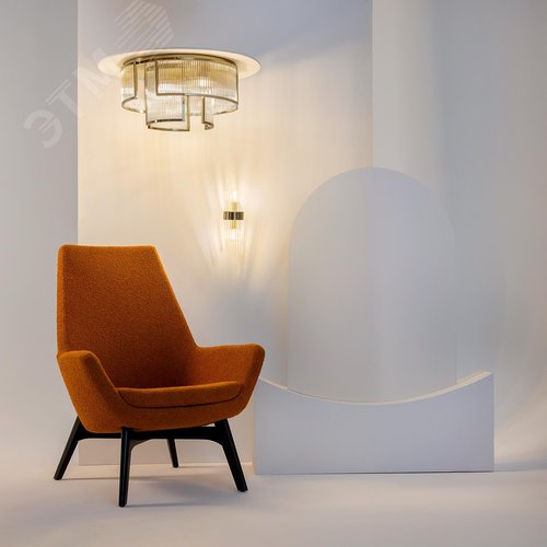 Светильник потолочный Frame E14х9 Золото - фото 5