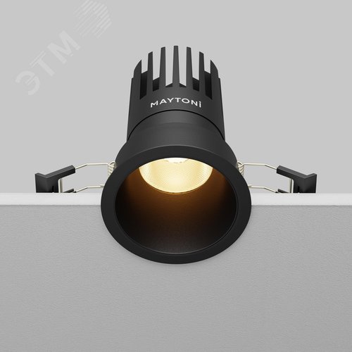 Светильник встраиваемый Dip DL118-15W-2.7K-B Черный - фото 6