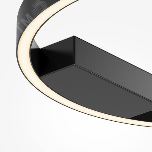 Светильник потолочный Rim LED 24W Черный - фото 4