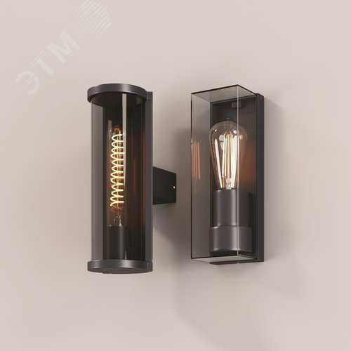Светильник настенный (бра) Outdoor Conf IP 65 E27х1х15W Графит - фото 6