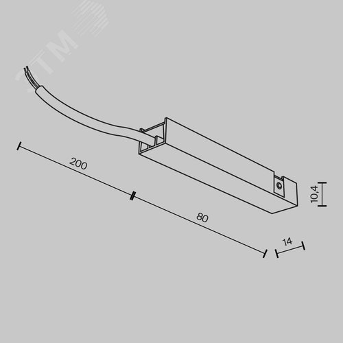 Ввод питания Basity черный - фото 6