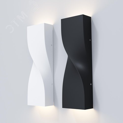 Подсветка архитектурная Outdoor Twist IP 65 LED 11W 3000 K Черный - фото 5