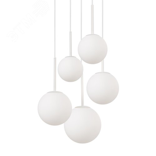 Светильник подвесной Basic form E14х5х40W Белый - фото 5