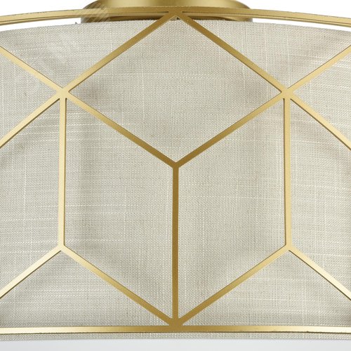 Светильник потолочный Messina E27х3 Золото - фото 3