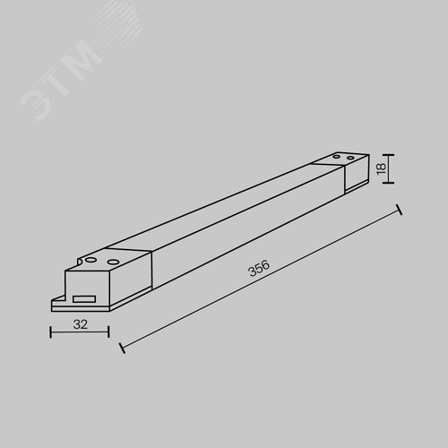 Источник напряжения Triac 24В 150Вт IP 20 - фото 2