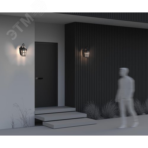 Светильник настенный (бра) Outdoor Albion IP 44 E27х1х60W Бронза Антик - фото 6
