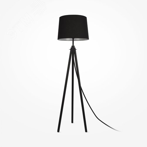 Светильник напольный (торшер) Calvin E27х1х60W Черный - фото 3