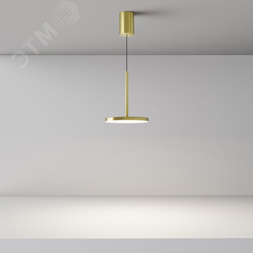 Светильник подвесной Plato LED 12W Латунь - фото 3