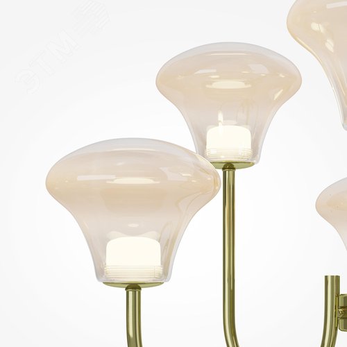 Светильник подвесной Dynasty LED 20W Латунь - фото 4