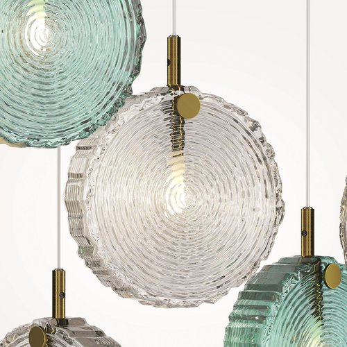 Светильник подвесной Frozen G4х7х5W Латунь - фото 4