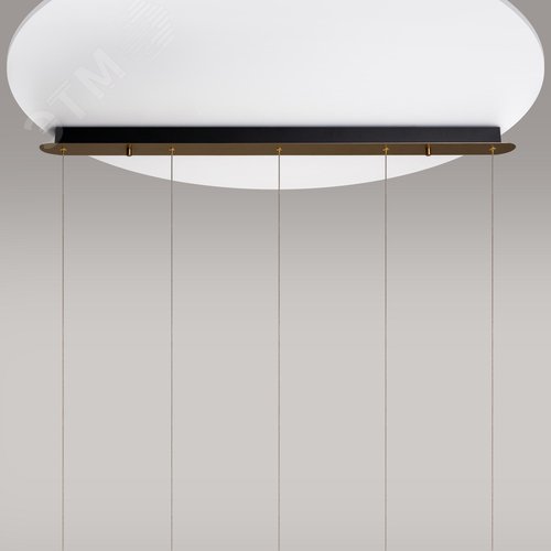 Светильник подвесной Pharao LED 33W Черный и Латунь - фото 7