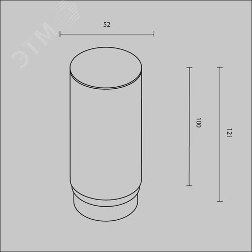 Рассеиватель матовый для Focus Led 12Вт - фото 7