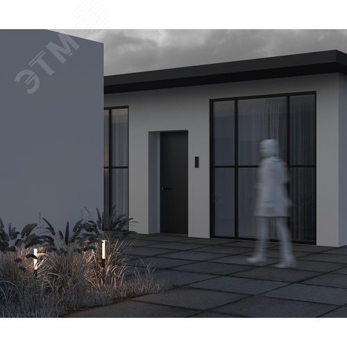 Светильник ландшафтный Outdoor Flare IP 65 LED 3W 3000 K Графит - фото 7