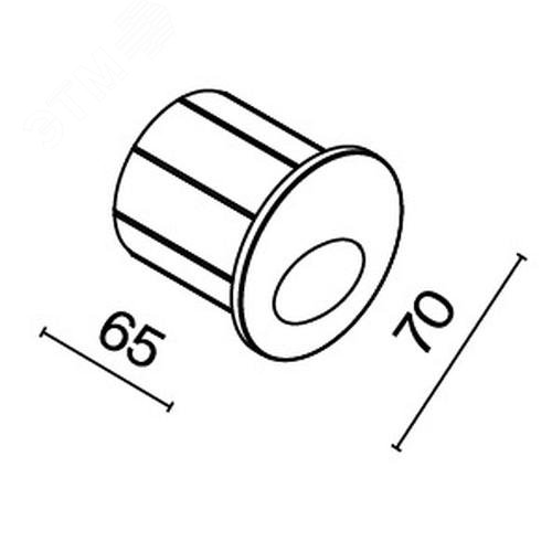 Подсветка для лестниц Outdoor Bil IP 54 LED 3W 3000 K Черный - фото 4