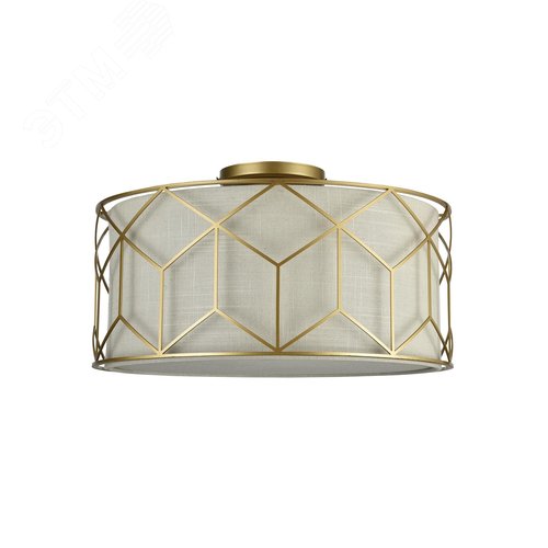 Светильник потолочный Messina E27х3 Золото - фото 2