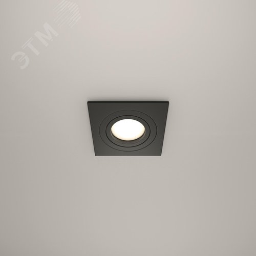Светильник встраиваемый Atom Черный - фото 4