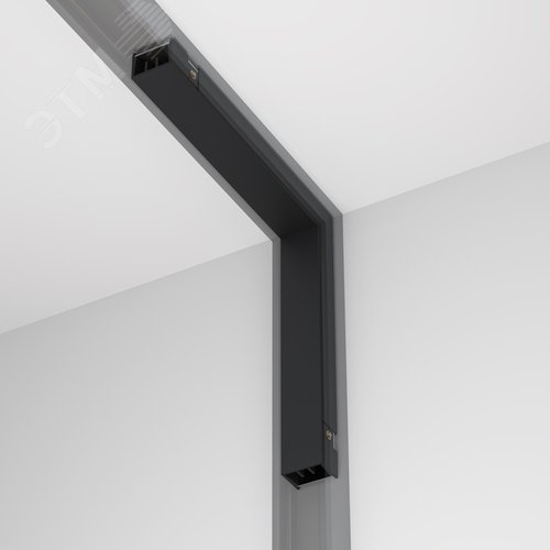 Коннектор питания угловой внутренний Basity черный - фото 5