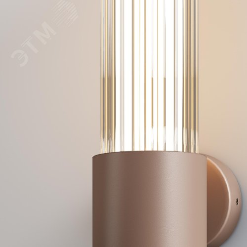 Светильник настенный (бра) Outdoor Lit IP 54 LED 8W 3000 K Коричневый - фото 4