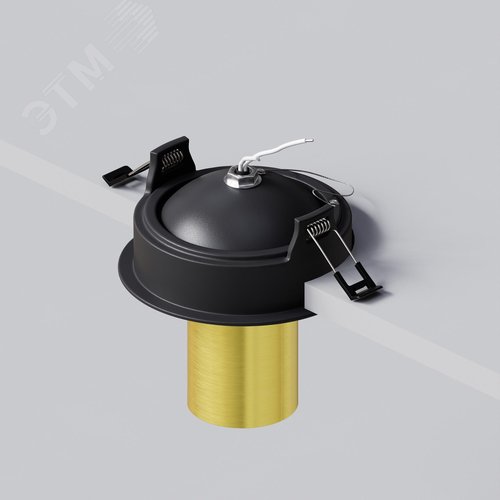 Светильник встраиваемый FOCUS S C048CL-01-GU10-BBS Черный - фото 3