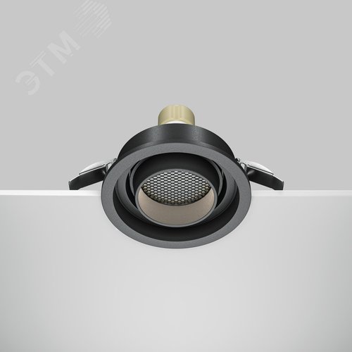 Светильник встраиваемый Atom DL113-GU10-01-RD-B Черный - фото 4