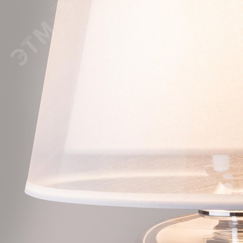 Светильник настольный Verre E27х1х40W Хром - фото 3