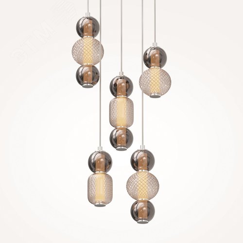 Светильник подвесной Drop LED 80W Хром - фото 6