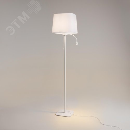 Светильник напольный (торшер) Farel E27х1х60W Белый - фото 5