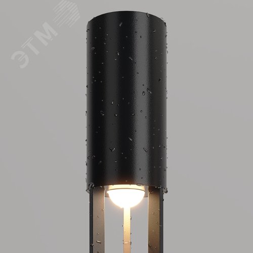 Светильник садово-парковый Outdoor Mill IP 65 LED 30W 3000 K Графит - фото 6