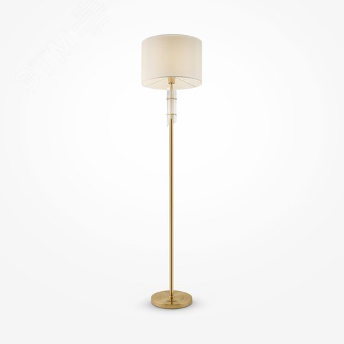 Светильник напольный (торшер) Alloro E27х1х60W Латунь - фото 5
