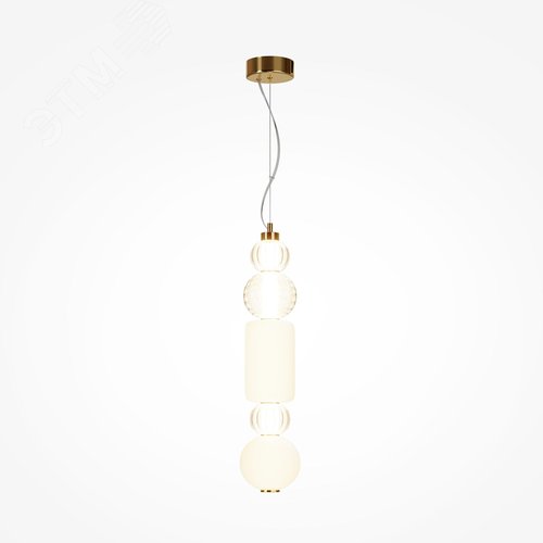 Светильник подвесной Collar LED 35W Золото - фото 3