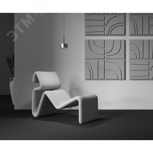 Светильник подвесной Glare LED 12W Латунь - фото 7