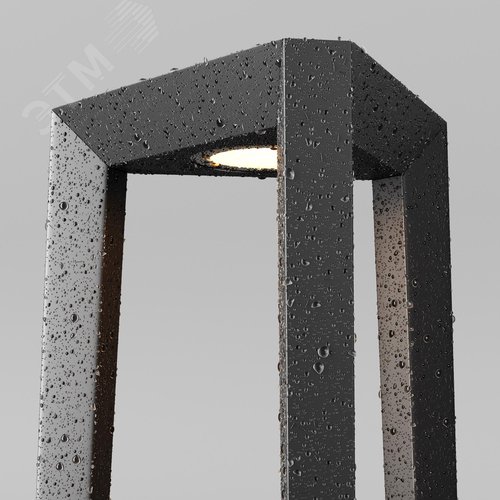 Светильник ландшафтный Outdoor Luft IP 65 LED 12W 3000 K Черный - фото 6