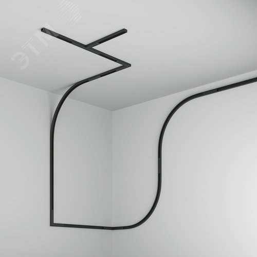 Шинопровод 2м накладной Basity, черный - фото 5