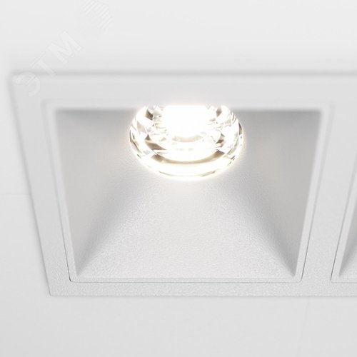 Светильник встраиваемый Alfa LED DL043-02-10W4K-D-SQ-W Белый - фото 8