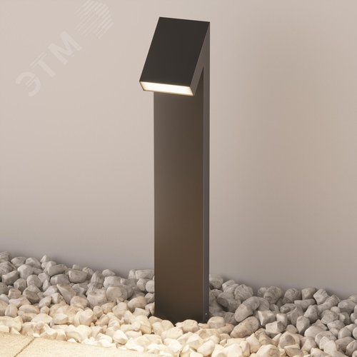 Светильник ландшафтный Outdoor Guss IP 65 LED 15W 3000 K Графит - фото 7