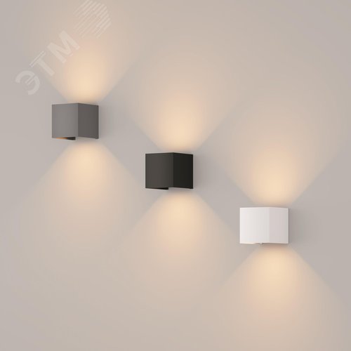 Подсветка архитектурная Outdoor Fulton IP 54 LED 6W 3000 K Черный - фото 7