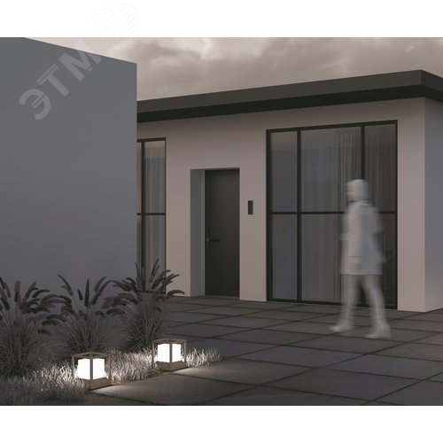 Светильник ландшафтный Outdoor Trim IP 65 E27х1х15W Графит - фото 5