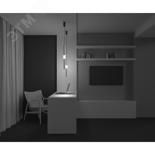 Светильник подвесной Jelly LED 12W Латунь - фото 7