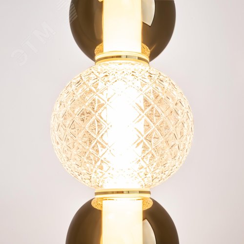Светильник подвесной Drop LED 33W Золото - фото 7