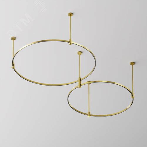 Шинопровод круглый 800 мм Flarity латунь - фото 6